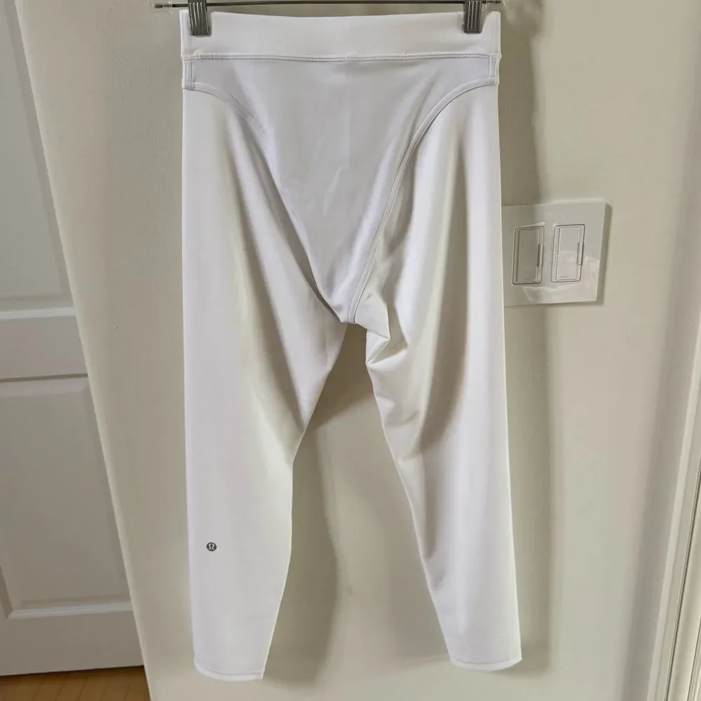 Lululemon Wunder Train Aerobic High-Rise Tight 25 Twill White 6 NWOT